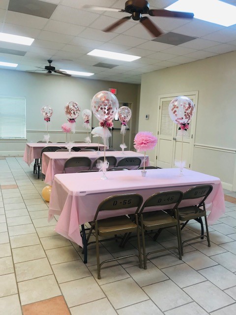 Baby shower balloon centers 2