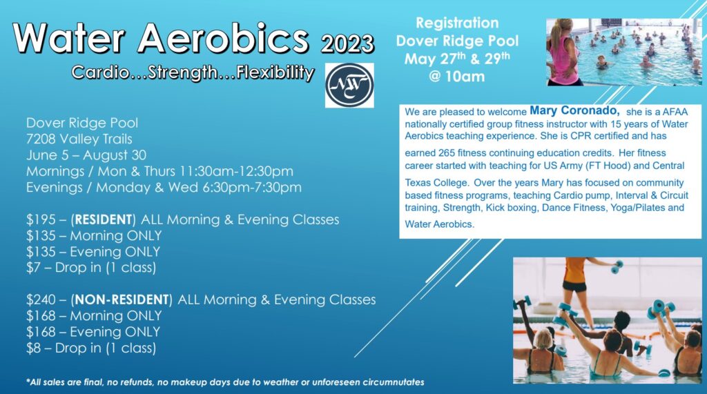 Fitness Classes Northwest Crossing Association of San Antonio, Inc.